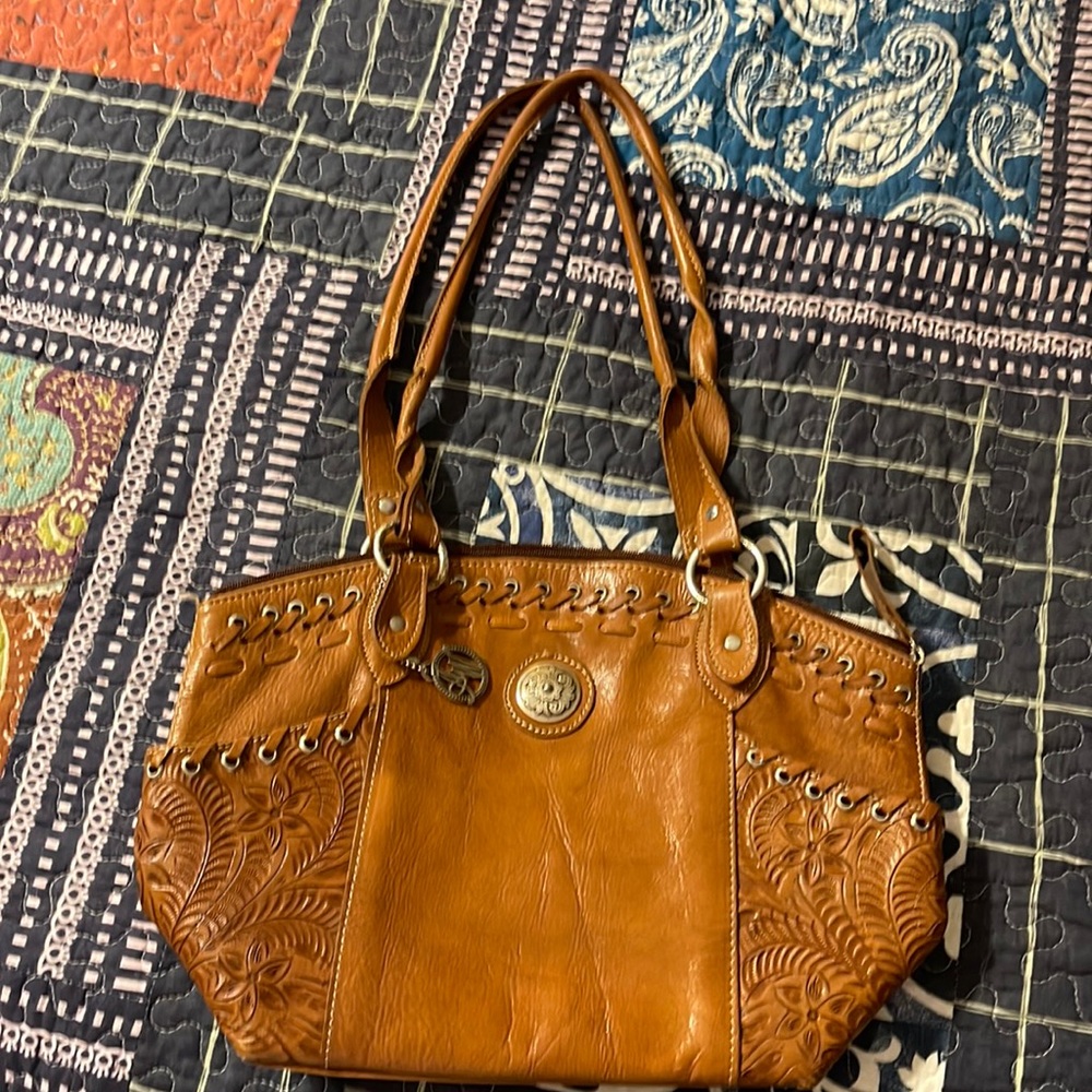 American West genuine Leather pocketbook